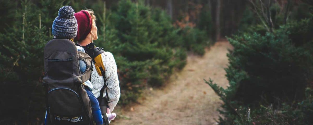 adult-hiking-with-child